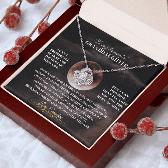To My Beautiful Granddaughter - Love Knot Gift Set - SS117CKV33 Jewelry ShineOn Fulfillment