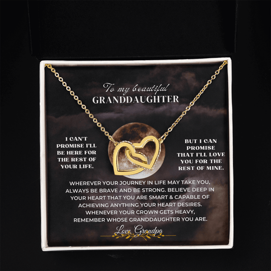 To My Granddaughter - Personalized Beautiful Gift Set - SS1V17V7 Jewelry ShineOn Fulfillment