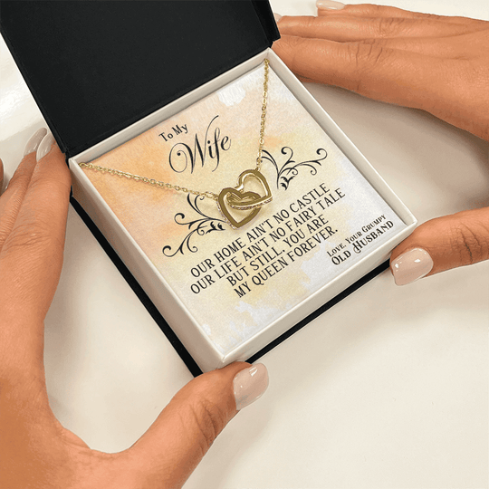 To My Wife - Forever Linked Hearts Gift Set - SSW22 Jewelry ShineOn Fulfillment