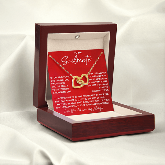 To My Soulmate - Intertwined Hearts Beautiful Gift Set - SSS4V1 Jewelry ShineOn Fulfillment