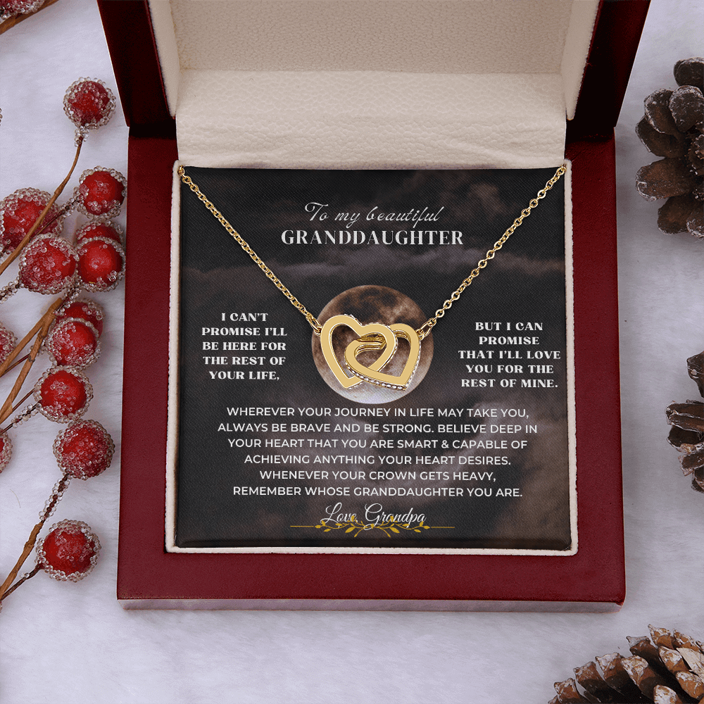 To My Granddaughter - Personalized Beautiful Gift Set - SS1V17V7 Jewelry ShineOn Fulfillment