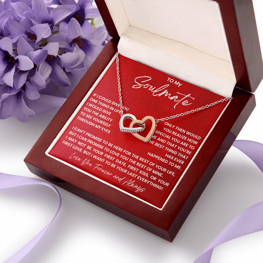 To My Soulmate - Intertwined Hearts Beautiful Gift Set - SSS4V1 Jewelry ShineOn Fulfillment