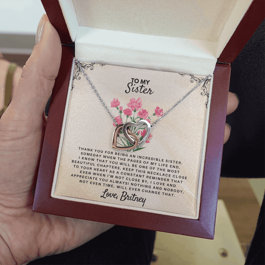 To My Sister - Personalized Gift Set - SSS2V1 Jewelry ShineOn Fulfillment