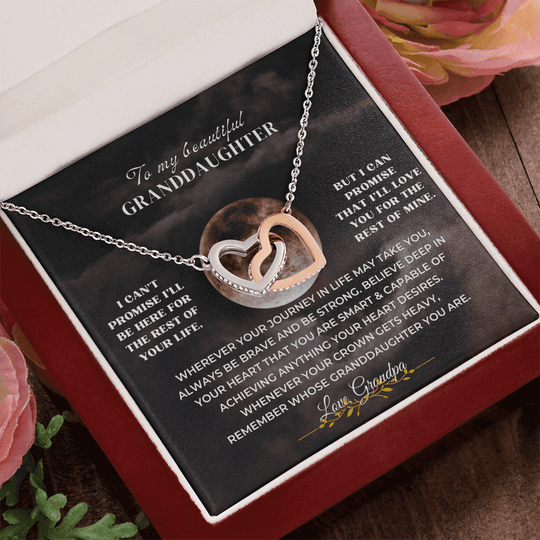 To My Granddaughter - Personalized Beautiful Gift Set - SS1V17V7 Jewelry ShineOn Fulfillment