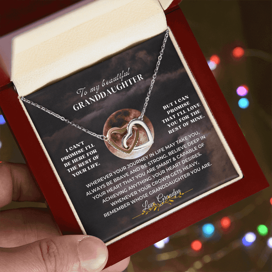 To My Granddaughter - Personalized Beautiful Gift Set - SS1V17V7 Jewelry ShineOn Fulfillment