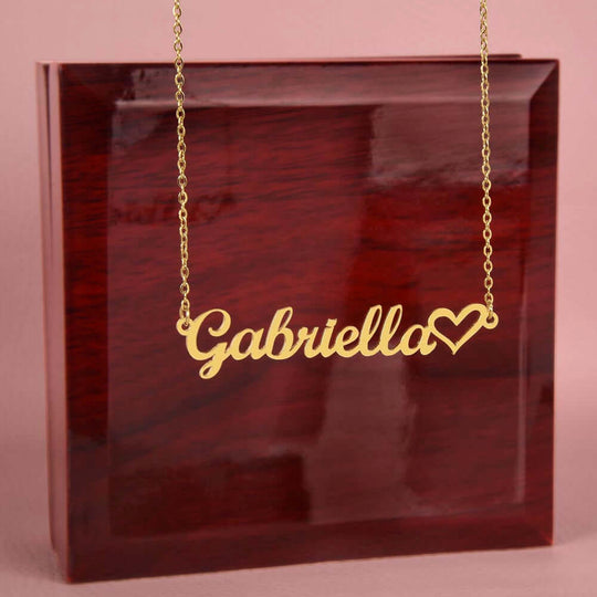 To My Gorgeous Wife - Custom Name Heart Neckle - SSW23 Jewelry ShineOn Fulfillment