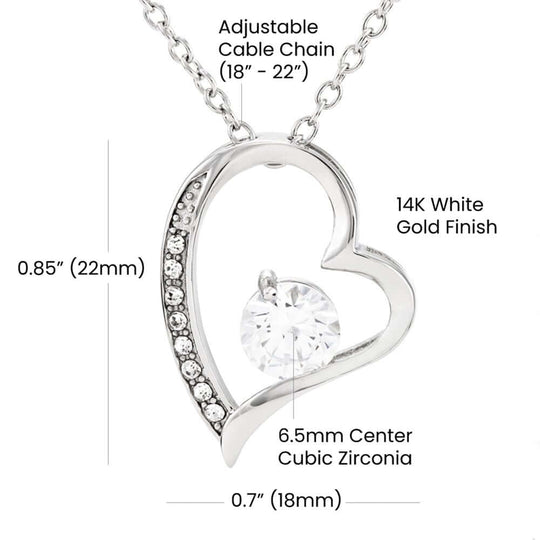 To My Future Wife - Forever Love Necklace Gift Set - S338V4 Jewelry ShineOn Fulfillment