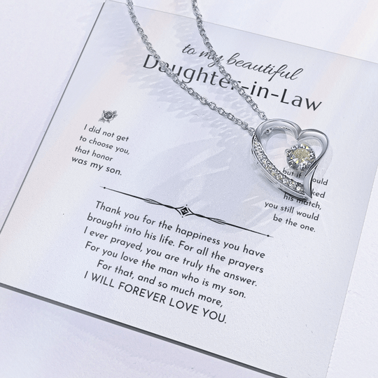 To My Daughter-In-Law - Forever Love Gift Set - SS232V2 Jewelry ShineOn Fulfillment