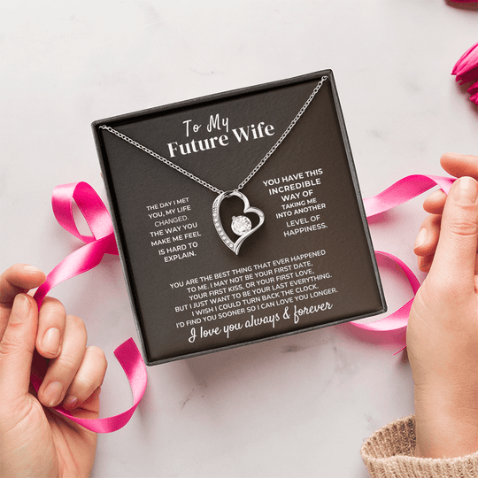 To My Future Wife - Forever Love - Gift Set - SS34v3 Jewelry ShineOn Fulfillment