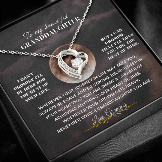 To My Beautiful Granddaughter - Forever Love Gift Set - SS59V9 Jewelry ShineOn Fulfillment