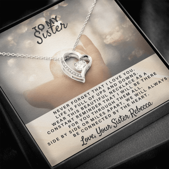 To My Sister - Forever Love - Gift Set - SSS5V1 Jewelry ShineOn Fulfillment