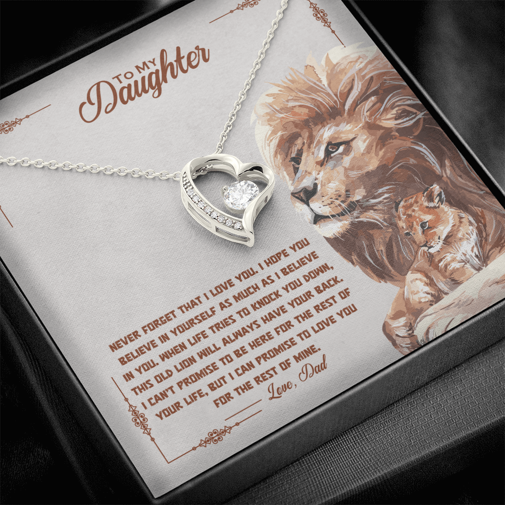To My Daughter - Old Lion - Beautiful Gift Set - SSD34V2 Jewelry ShineOn Fulfillment