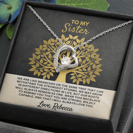 To My Sister - Forever Love - Gift Set - SSS3V1 Jewelry ShineOn Fulfillment