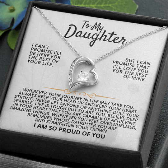 To My Daughter - Pround Of You - Necklace Gift Set - SSD18V2 Jewelry ShineOn Fulfillment