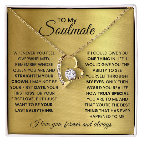 To My Soulmate - Forever Love Beautiful Gift Set - SSSM2 Jewelry ShineOn Fulfillment