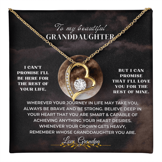 To My Beautiful Granddaughter - Forever Love Gift Set - SS59V9 Jewelry ShineOn Fulfillment