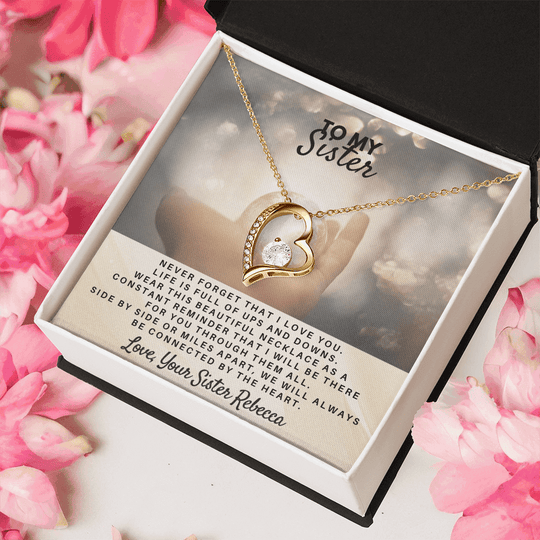 To My Sister - Forever Love - Gift Set - SSS5V1 Jewelry ShineOn Fulfillment
