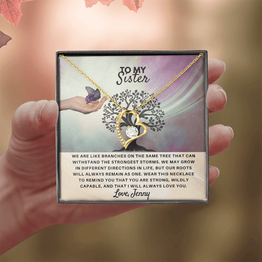 To My Sister - Forever Love - Gift Set - SSS4V1 Jewelry ShineOn Fulfillment