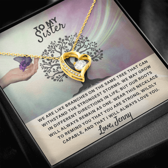 To My Sister - Forever Love - Gift Set - SSS4V1 Jewelry ShineOn Fulfillment