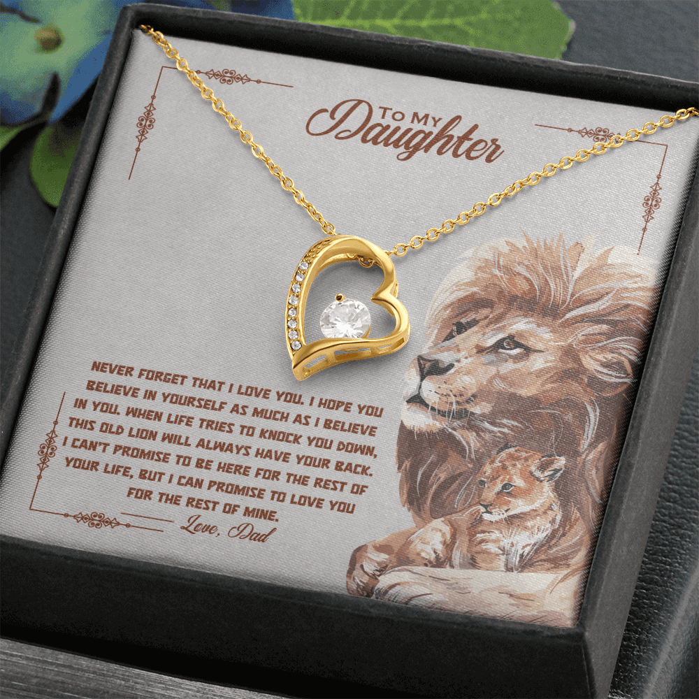 To My Daughter - Old Lion - Beautiful Gift Set - SSD34V2 Jewelry ShineOn Fulfillment