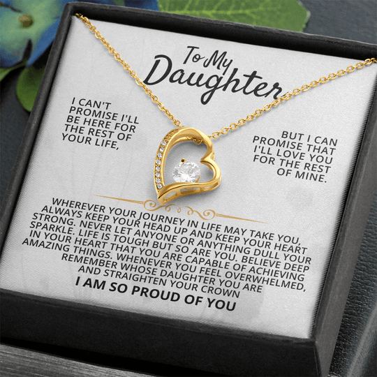 To My Daughter - Pround Of You - Necklace Gift Set - SSD18V2 Jewelry ShineOn Fulfillment