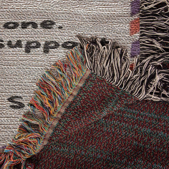 To My Dad - Giant Love Letter - 100% Cotton - Woven Blanket - WB189r Blanket ShineOn Fulfillment
