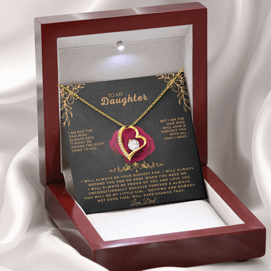 To My Daughter - Love Dad - Beautiful Gift Set - SS516V1 Jewelry ShineOn Fulfillment