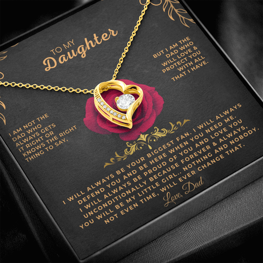 To My Daughter - Love Dad - Beautiful Gift Set - SS516V1 Jewelry ShineOn Fulfillment