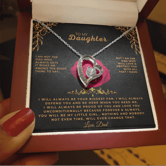 To My Daughter - Love Dad - Beautiful Gift Set - SS516V1 Jewelry ShineOn Fulfillment