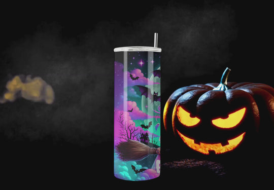 Bad Witch Halloween Tumbler Mug Printify