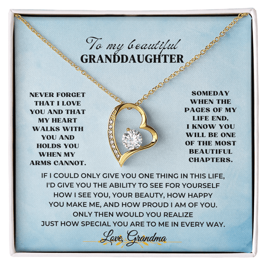 To My Beautiful Granddaughter - Forever Love Gift Set - SV1596 Jewelry ShineOn Fulfillment