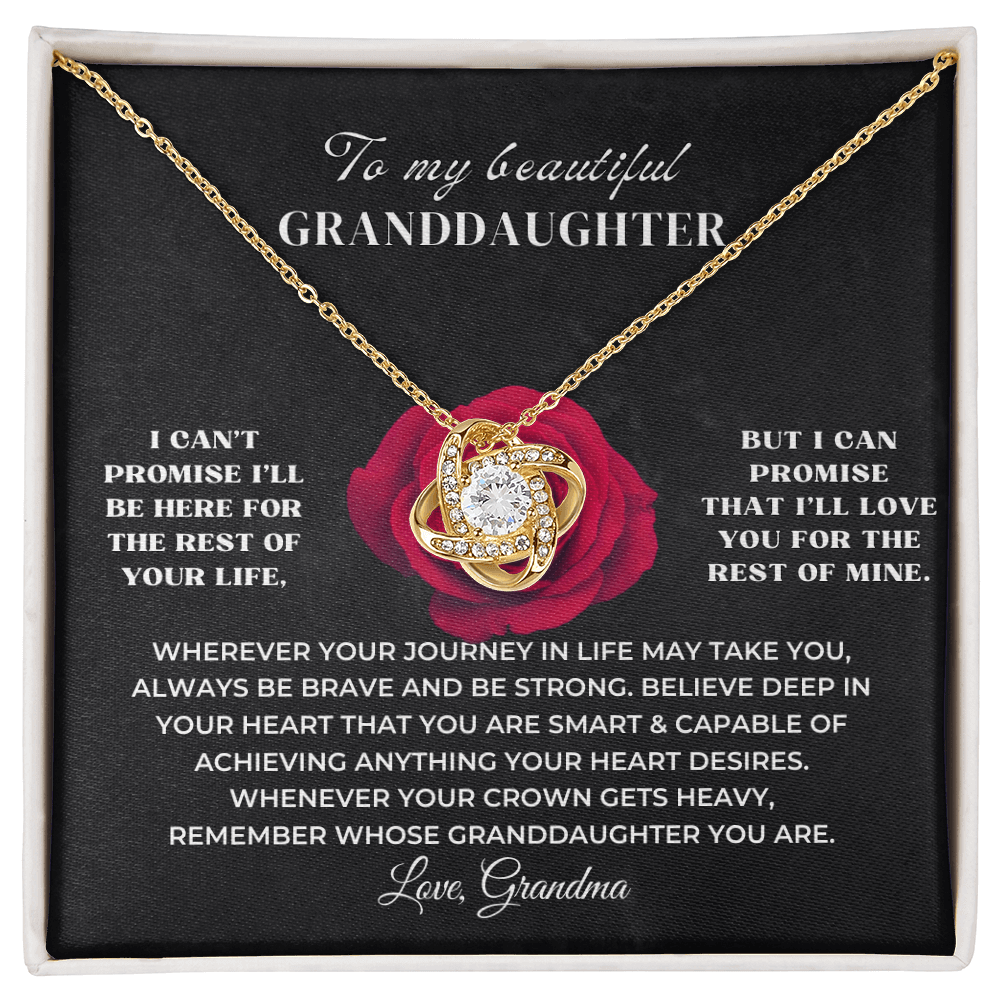 To My Beautiful Granddaughter - Love Knot Gift Set - SS117CK Jewelry ShineOn Fulfillment