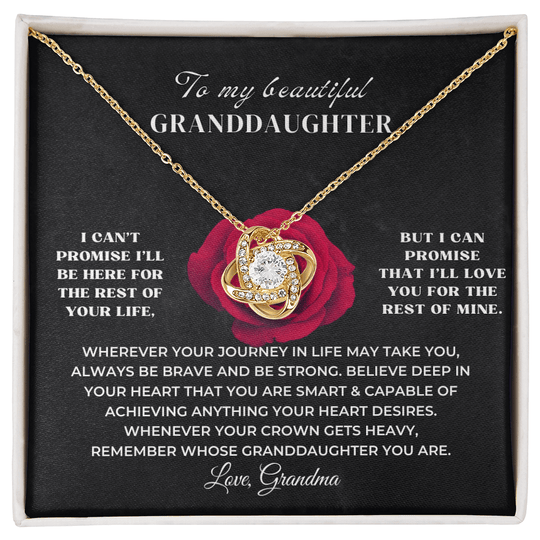 To My Beautiful Granddaughter - Love Knot Gift Set - SS117CK Jewelry ShineOn Fulfillment