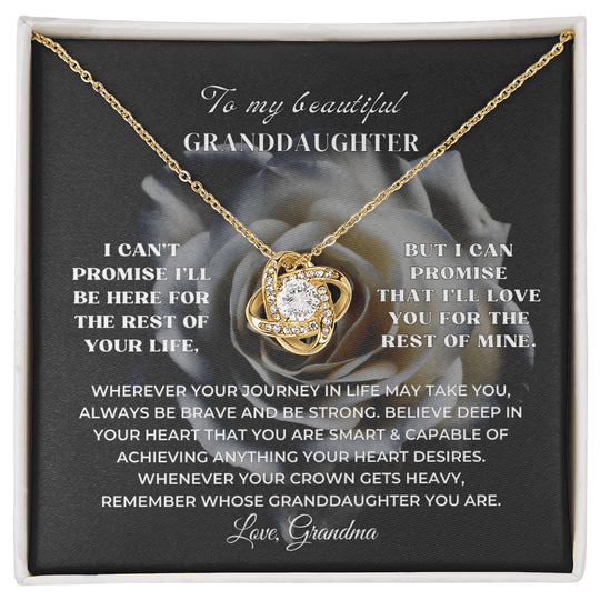 To My Beautiful Granddaughter - Love Knot Gift Set - SS117KI Jewelry ShineOn Fulfillment