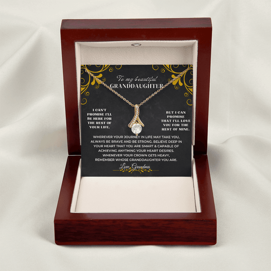 To My Beautiful Granddaughter - Personalized Gift Set - SV170 Jewelry ShineOn Fulfillment