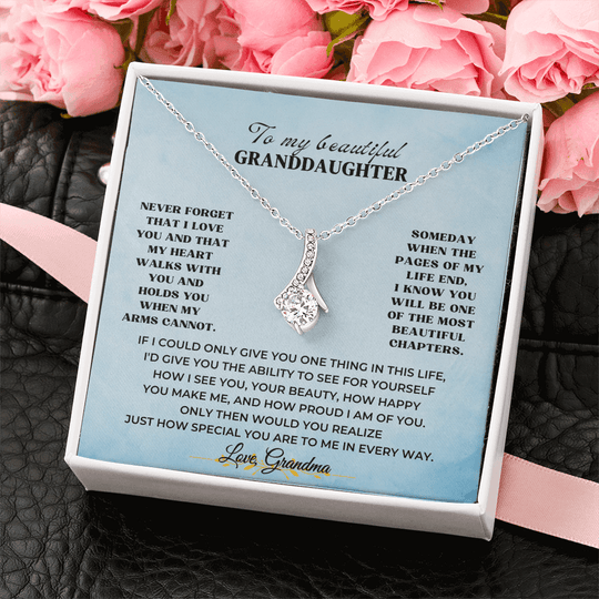 To My Beautiful Granddaughter - Personalized Gift Set - SCV3170 Jewelry ShineOn Fulfillment