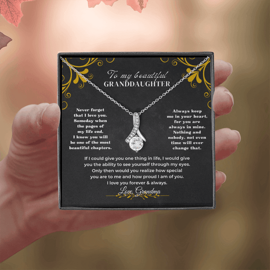 To My Beautiful Granddaughter - Personalized Gift Set - SV2170 Jewelry ShineOn Fulfillment