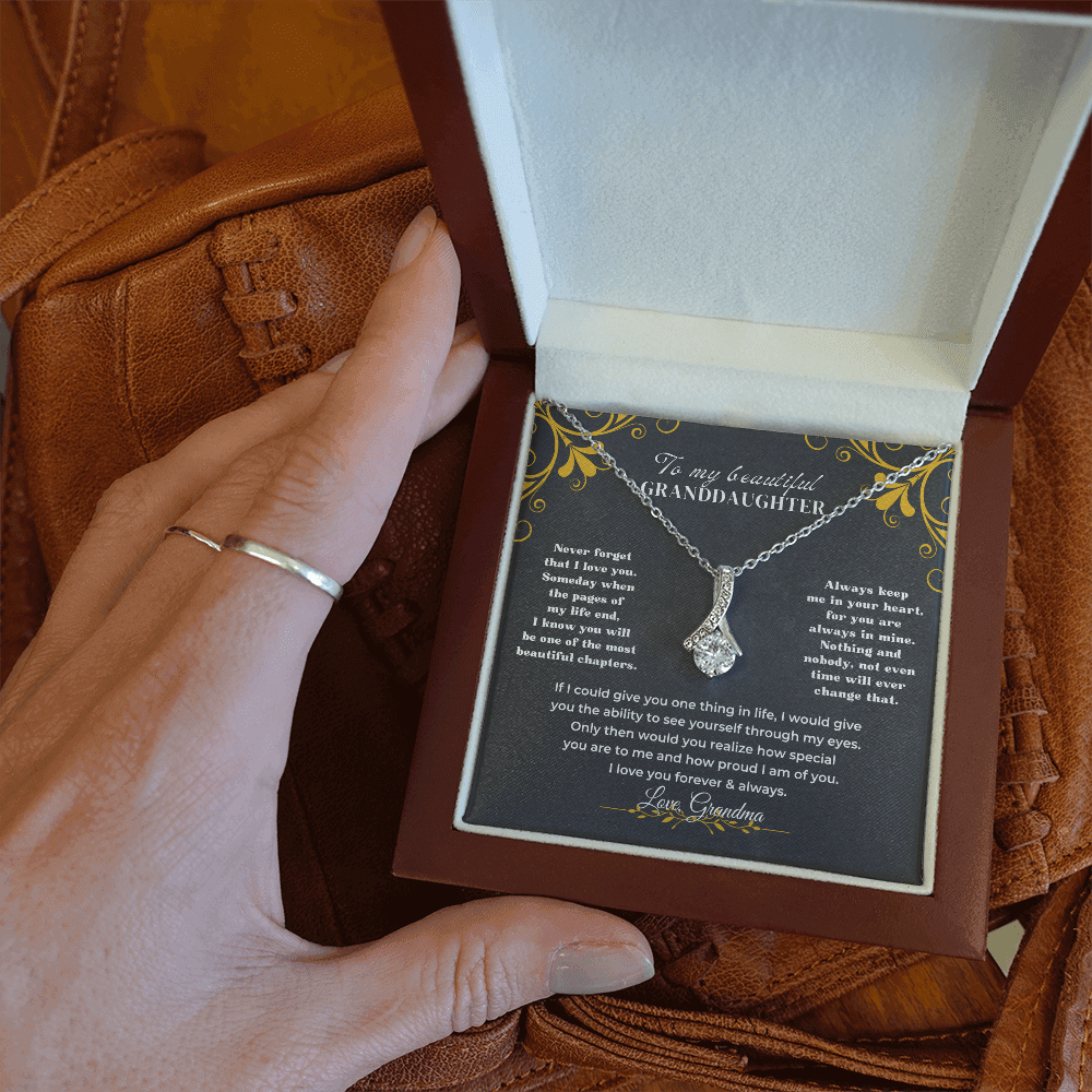 To My Beautiful Granddaughter - Personalized Gift Set - SV2170 Jewelry ShineOn Fulfillment