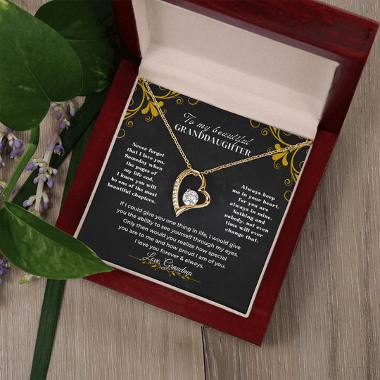 To My Beautiful Granddaughter - Forever Love Gift Set - SS59V3 Jewelry ShineOn Fulfillment