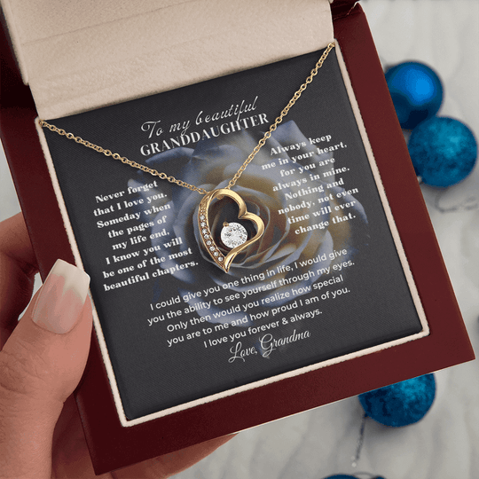To My Beautiful Granddaughter - Forever Love Gift Set - SS596 Jewelry ShineOn Fulfillment