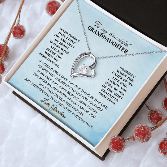 To My Beautiful Granddaughter - Forever Love Gift Set - SV1596 Jewelry ShineOn Fulfillment