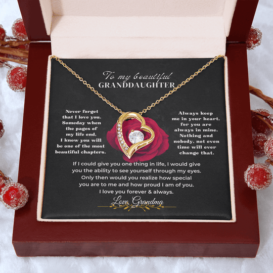 To My Beautiful Granddaughter - Forever Love Gift Set - SS596v2 Jewelry ShineOn Fulfillment
