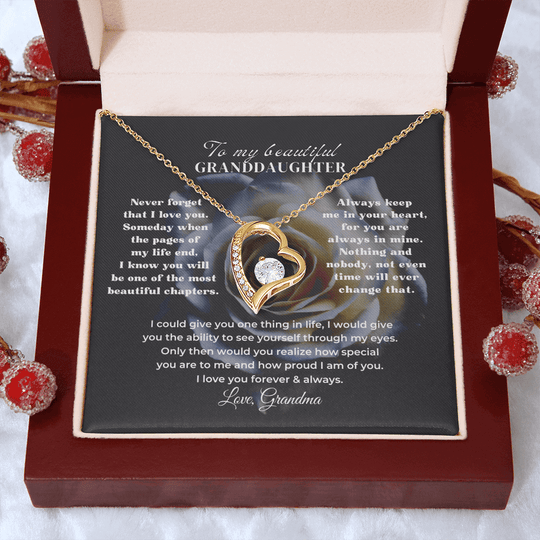 To My Beautiful Granddaughter - Forever Love Gift Set - SS596 Jewelry ShineOn Fulfillment