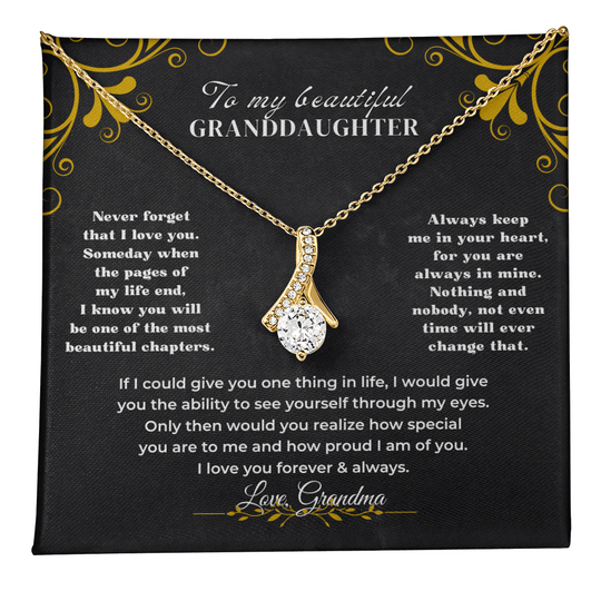 To My Beautiful Granddaughter - Personalized Gift Set - SV2170 Jewelry ShineOn Fulfillment