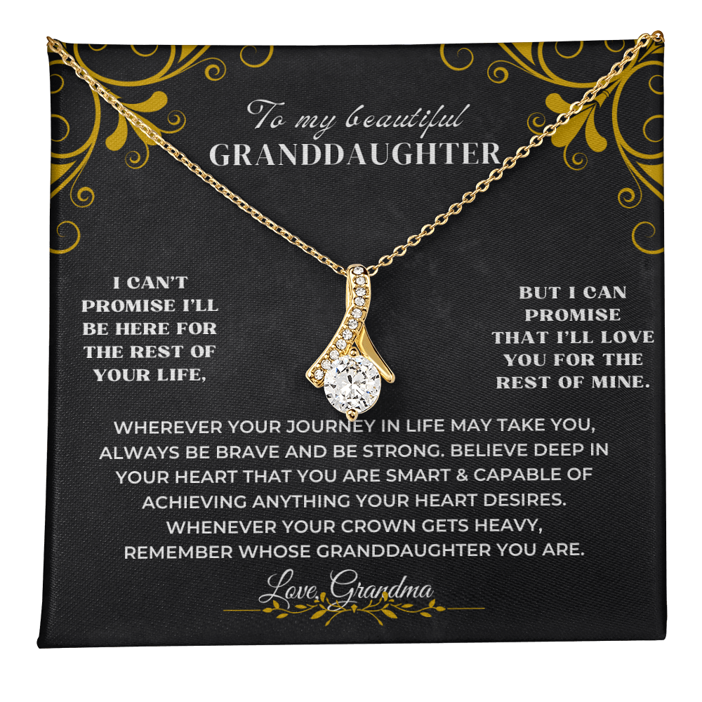 To My Beautiful Granddaughter - Personalized Gift Set - SV170 Jewelry ShineOn Fulfillment