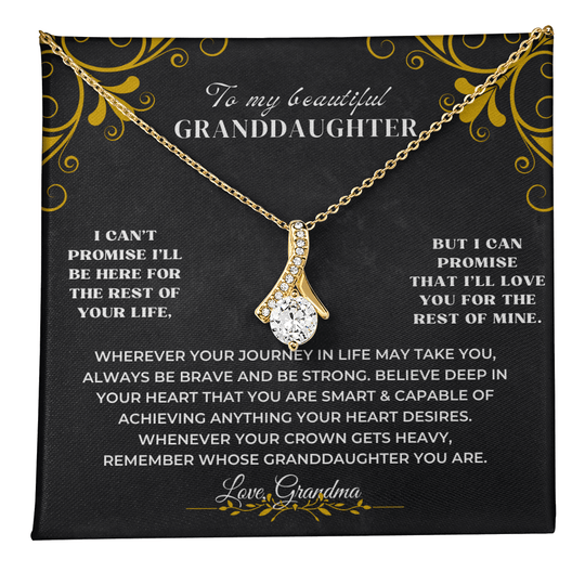 To My Beautiful Granddaughter - Personalized Gift Set - SV170 Jewelry ShineOn Fulfillment