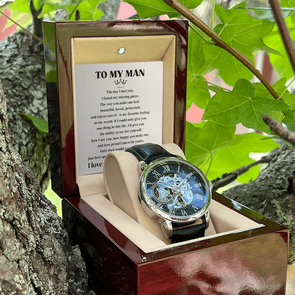 To My Man | Forever & Always | Personalized Watch - SSTMMW7 Jewelry ShineOn Fulfillment