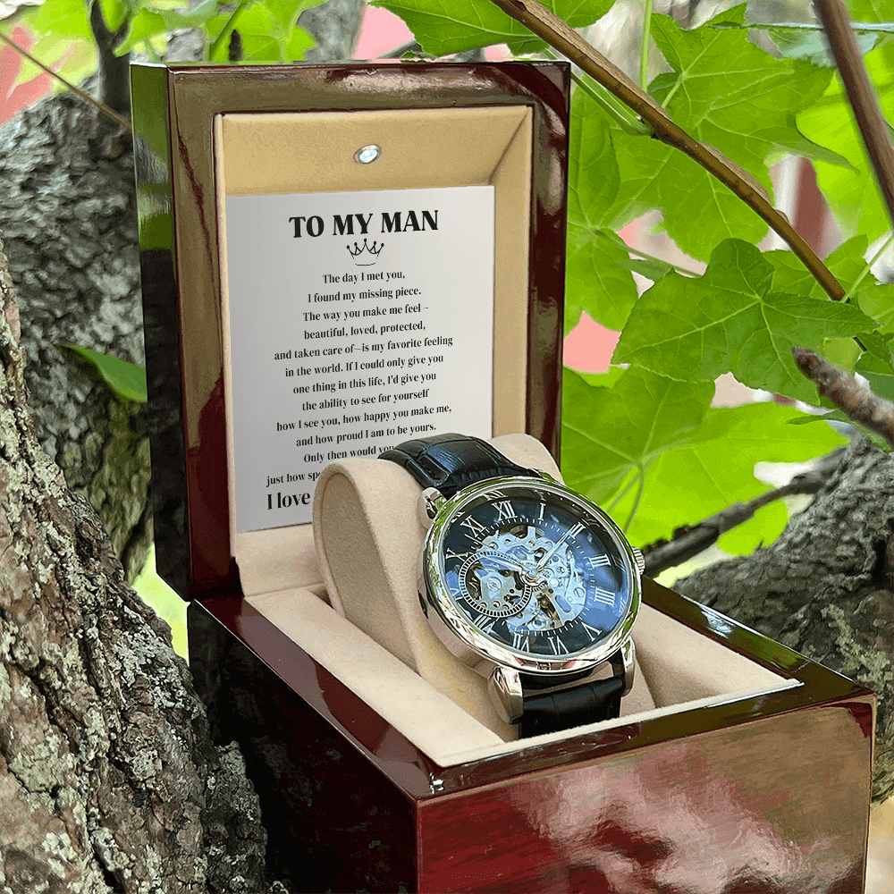 To My Man | Forever & Always | Personalized Watch - SSTMMW7 Jewelry ShineOn Fulfillment