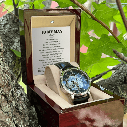 To My Man | Forever & Always | Personalized Watch - SSTMMW7 Jewelry ShineOn Fulfillment