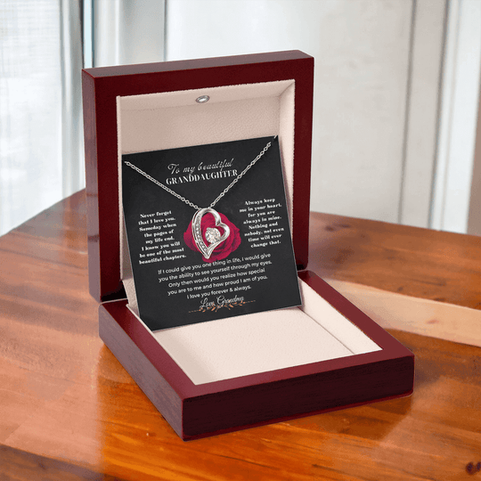 To My Beautiful Granddaughter - Forever Love Gift Set - SS596v2 Jewelry ShineOn Fulfillment
